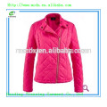 Casual Damen Quilten gepolsterte rosa Jacke